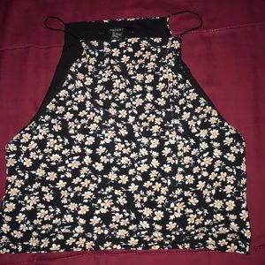 Forever 21 A-Shape Floral Crop Top